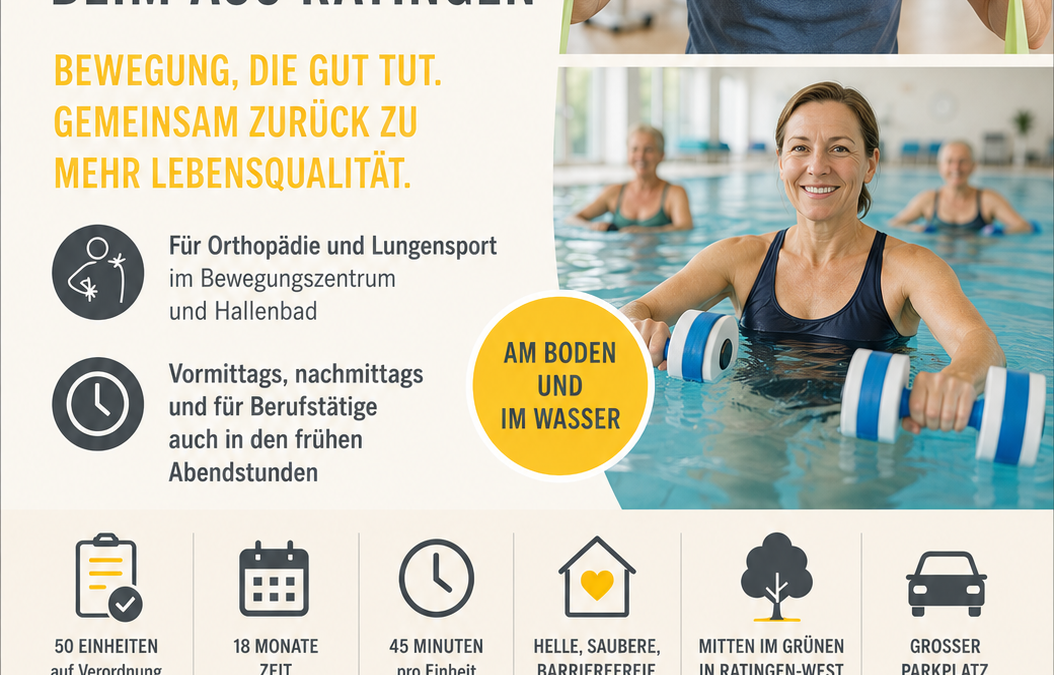 Neue REHA-Sportangebote