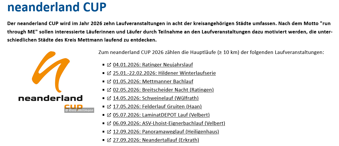 neanderland _CUP 2026